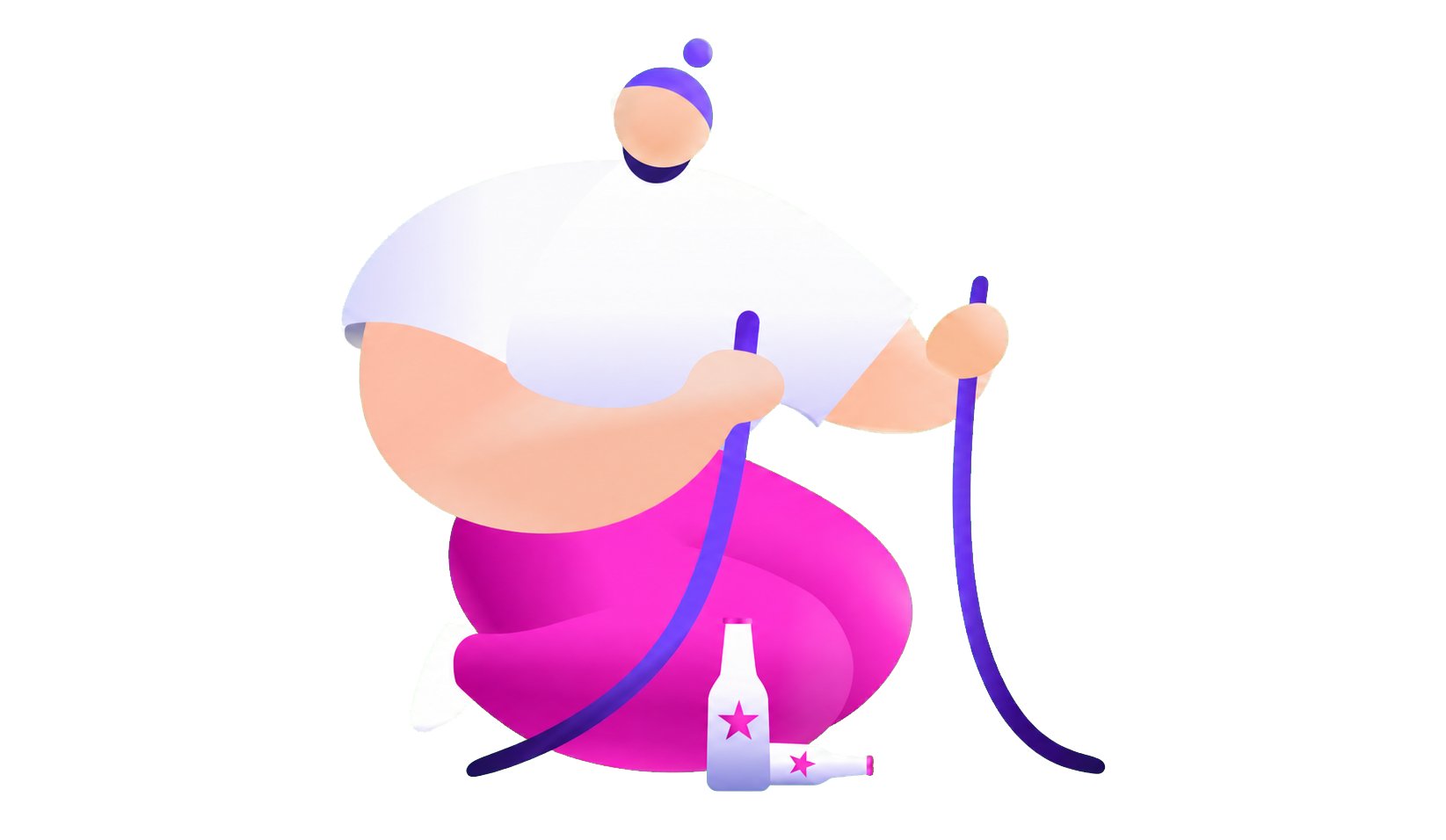定位授权插画